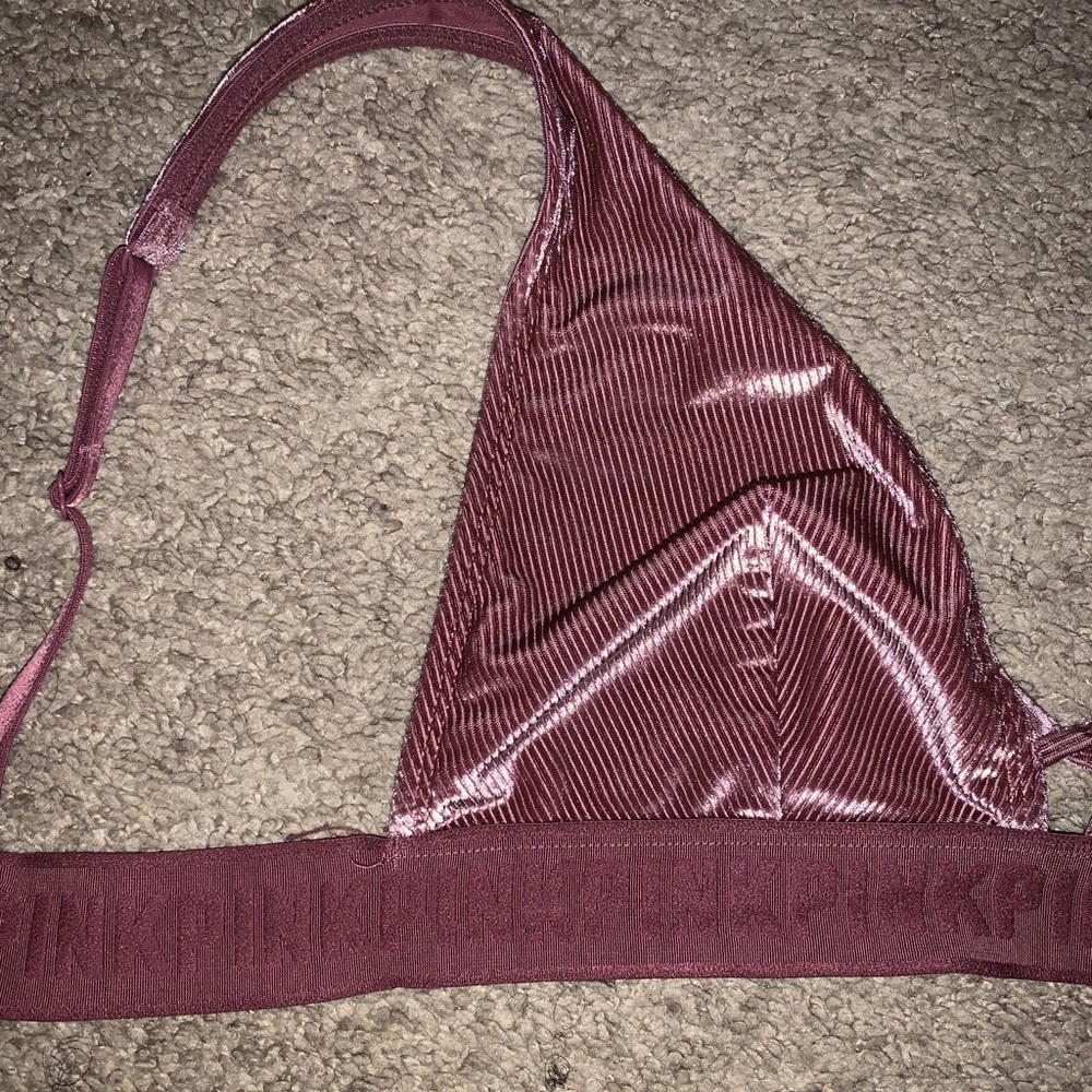 Lavender  suede Victoria secrets bra